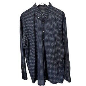 Jos A Bank Shirt Men's XL Multicolor Striped Traveler's Long Sleeve Button Down